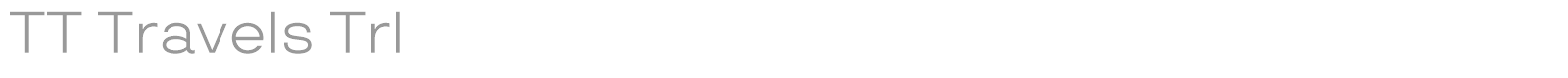 TT Travels font preview